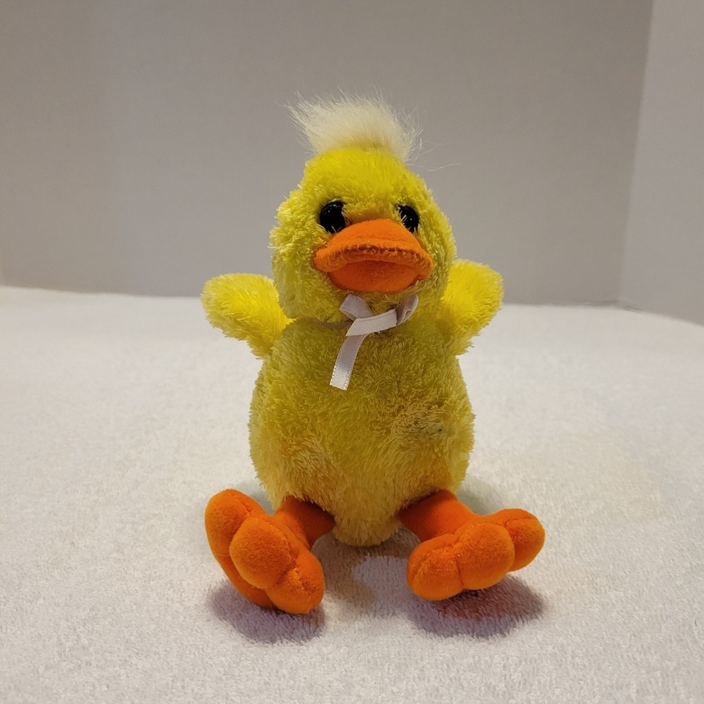 Aurora Small Yellow‎ Duck Ducking Chick Plush 7 Inch